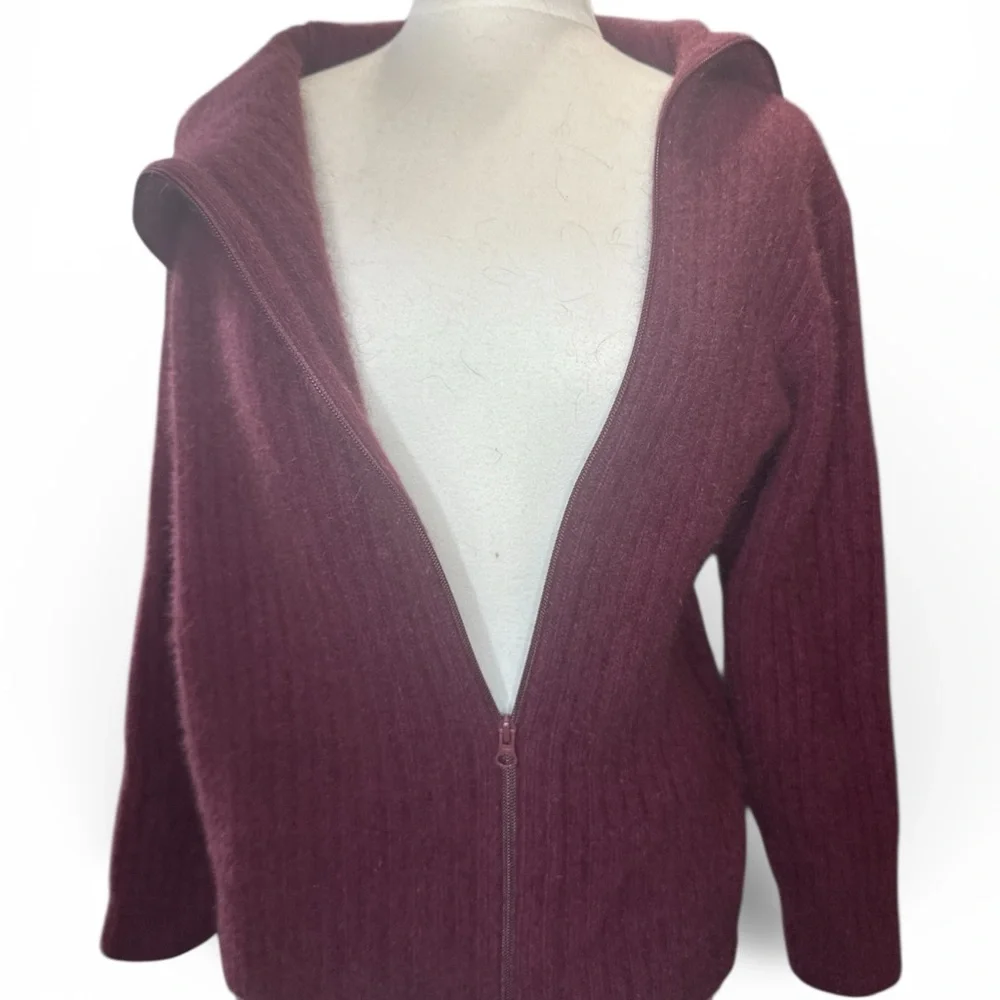 Women's Koru Burgundy Sweater - Picture 4 of 8
